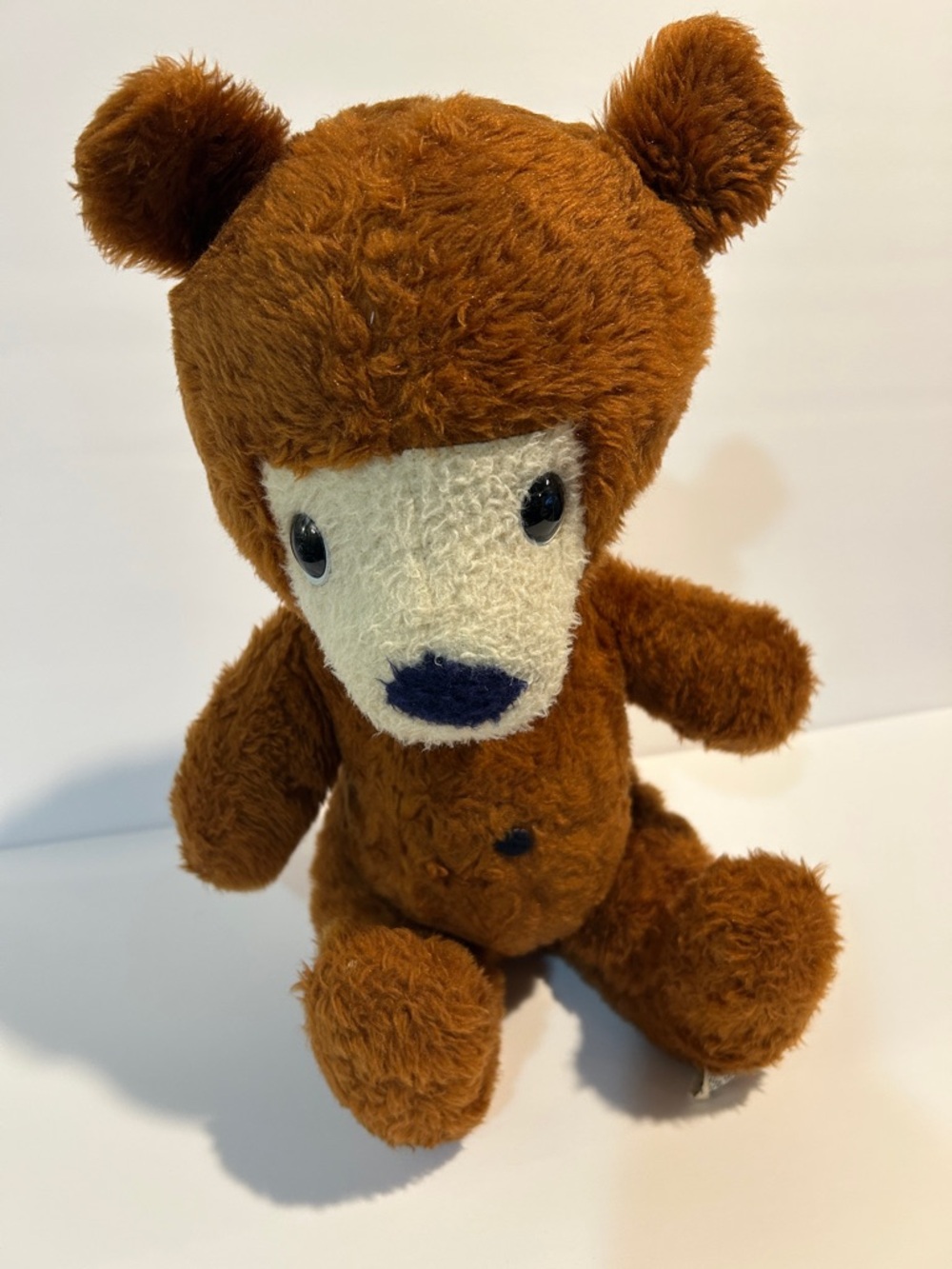 Vintage Plush Brown Bear Stuffed Animal / Retro stuffed animal